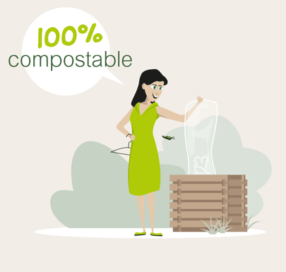 100% Compostible Plastic